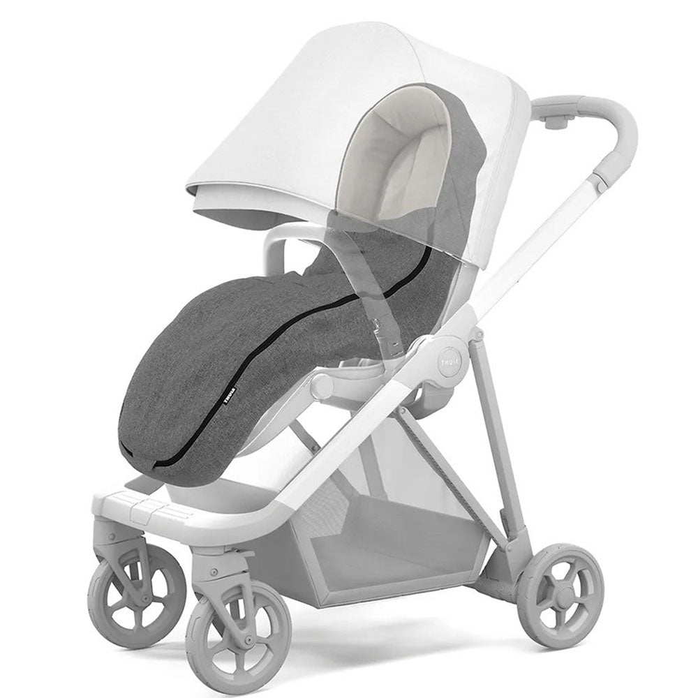 Thule Footmuff - Sac de dormit pentru copil, Grey Melange