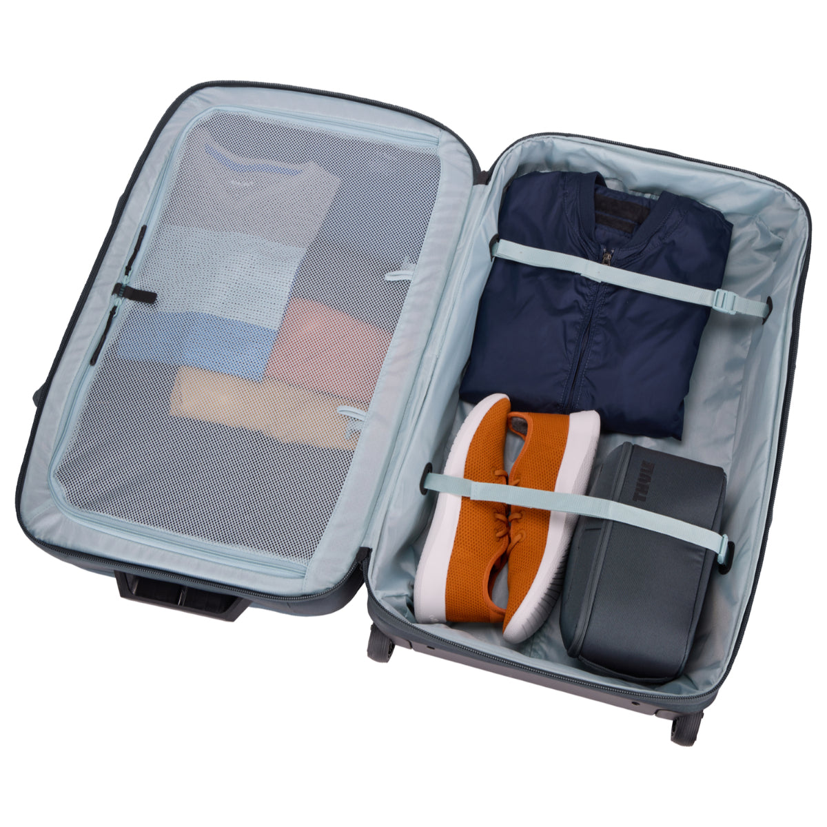 Geanta voiaj, Thule, Subterra Wheeled Duffel, 70 cm, 90L, Gri inchis