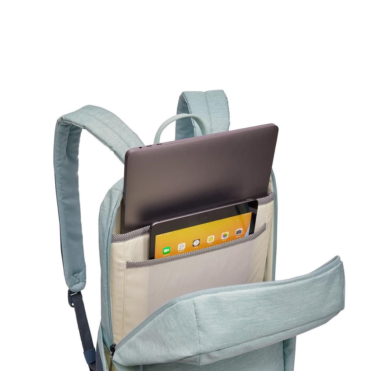 Rucsac urban cu compartiment laptop, Thule, Lithos, 20L, Alaska Light Blue