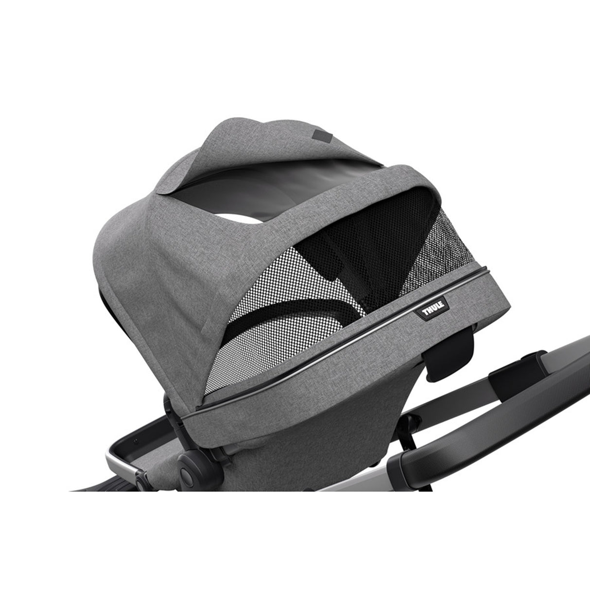 Carucior Thule SLEEK Cadru Gri si Copertina Grey Melange