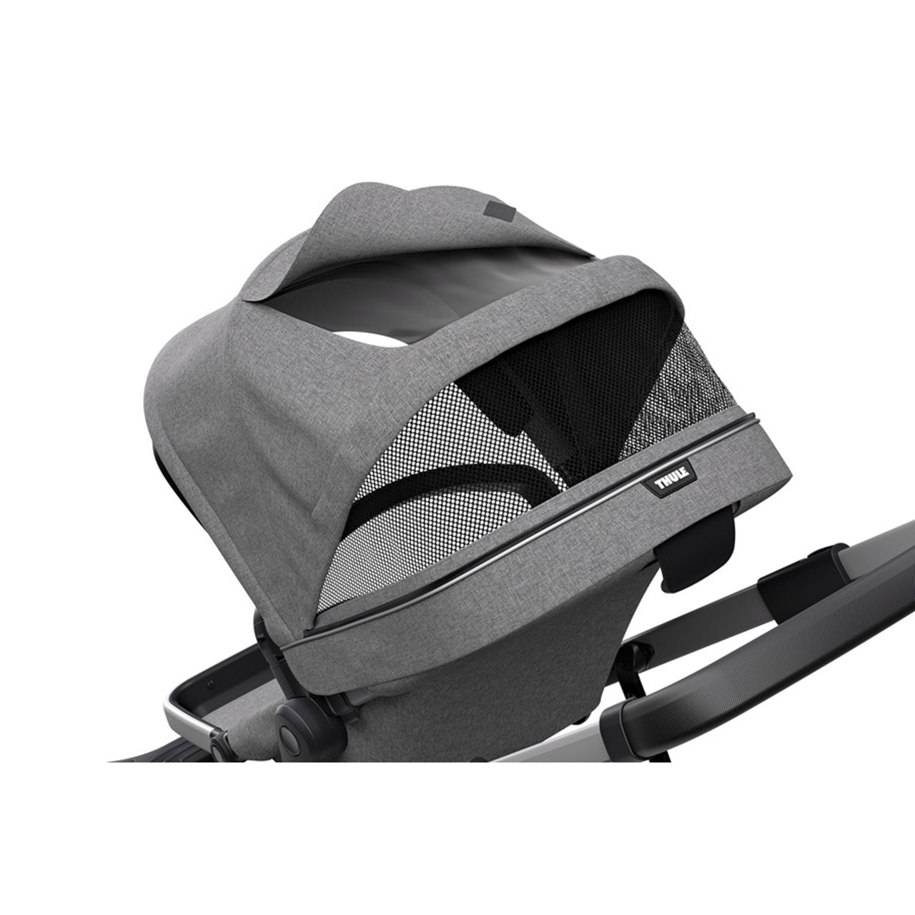 Carucior Thule SLEEK Cadru Gri si Copertina Grey Melange