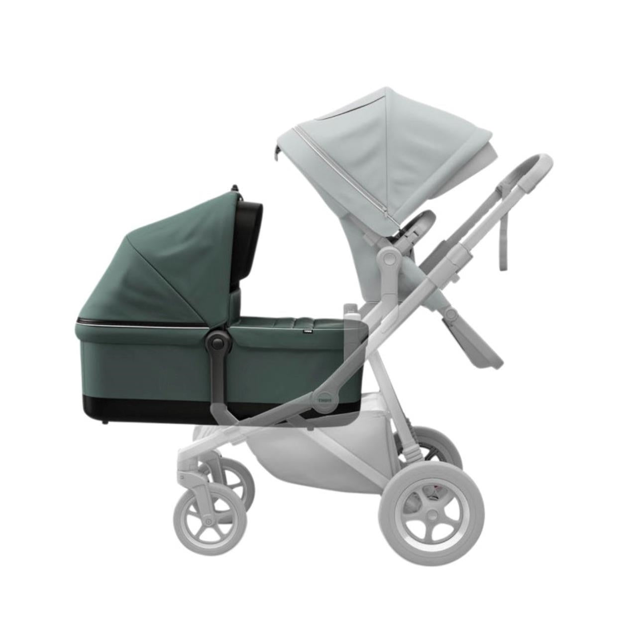 Landou, Thule, Sleek Bassinet, pentru caruciorul Thule Sleek Mallard Green