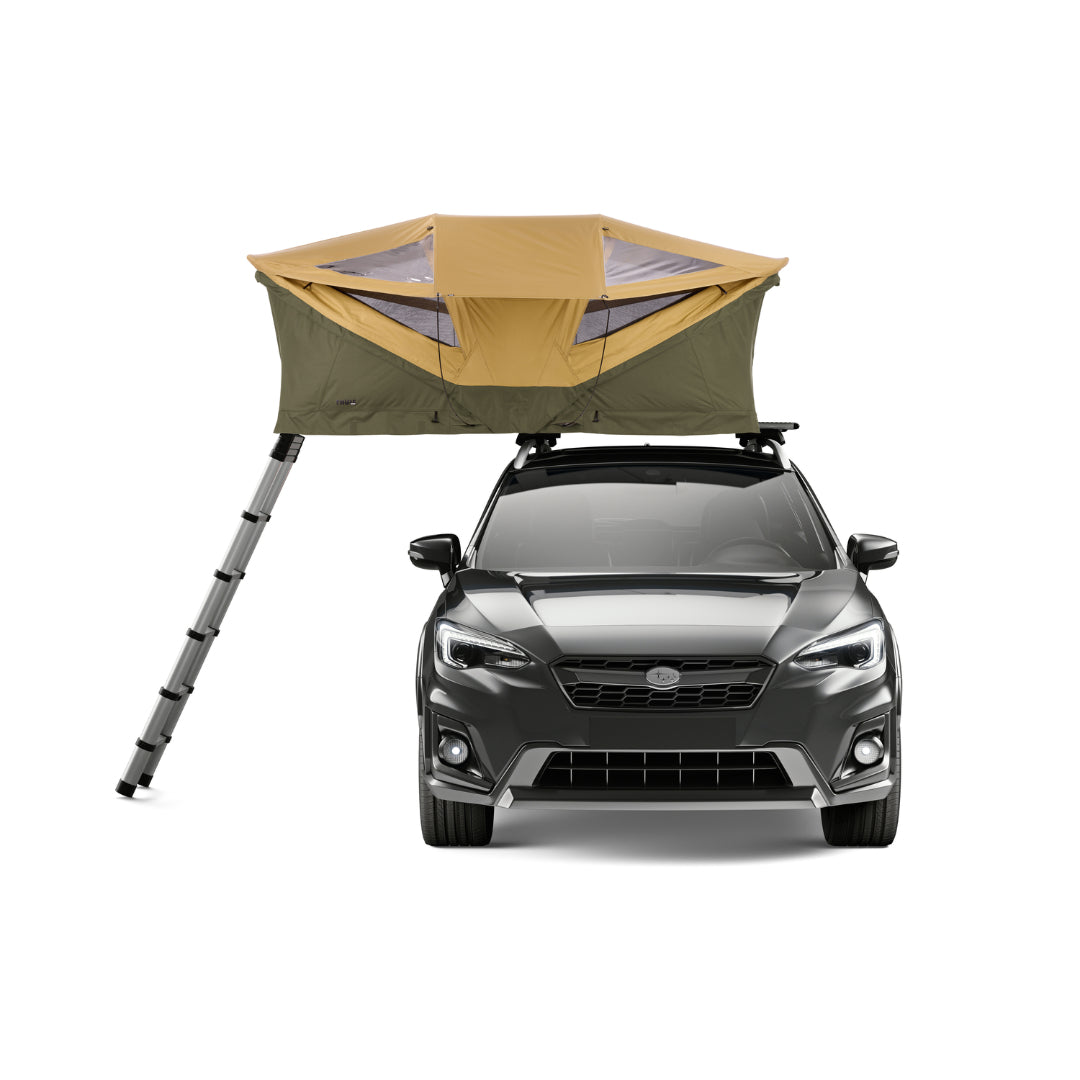 Cort auto cu prindere pe plafon, Thule, Approach S, pentru 2 persoane, Fennel Tan