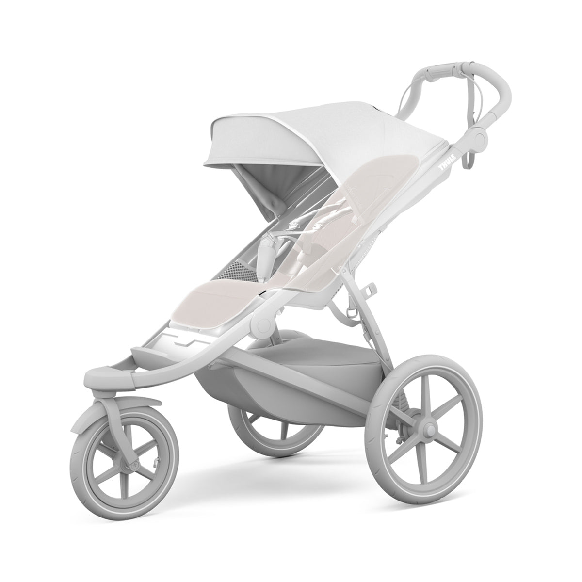 Husa Thule Summer Soft Gray pentru scaun carucior copii