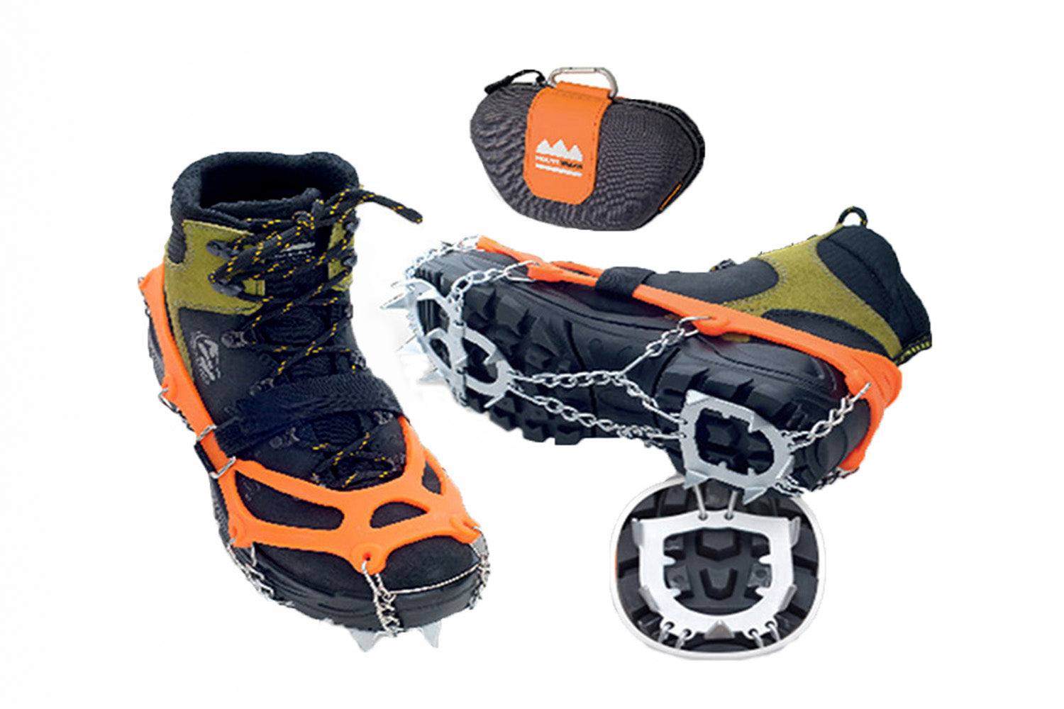 Crampoane antialunecare Veriga MOUNT TRACK pentru incaltaminte  - marimea XXL (48 - 50)