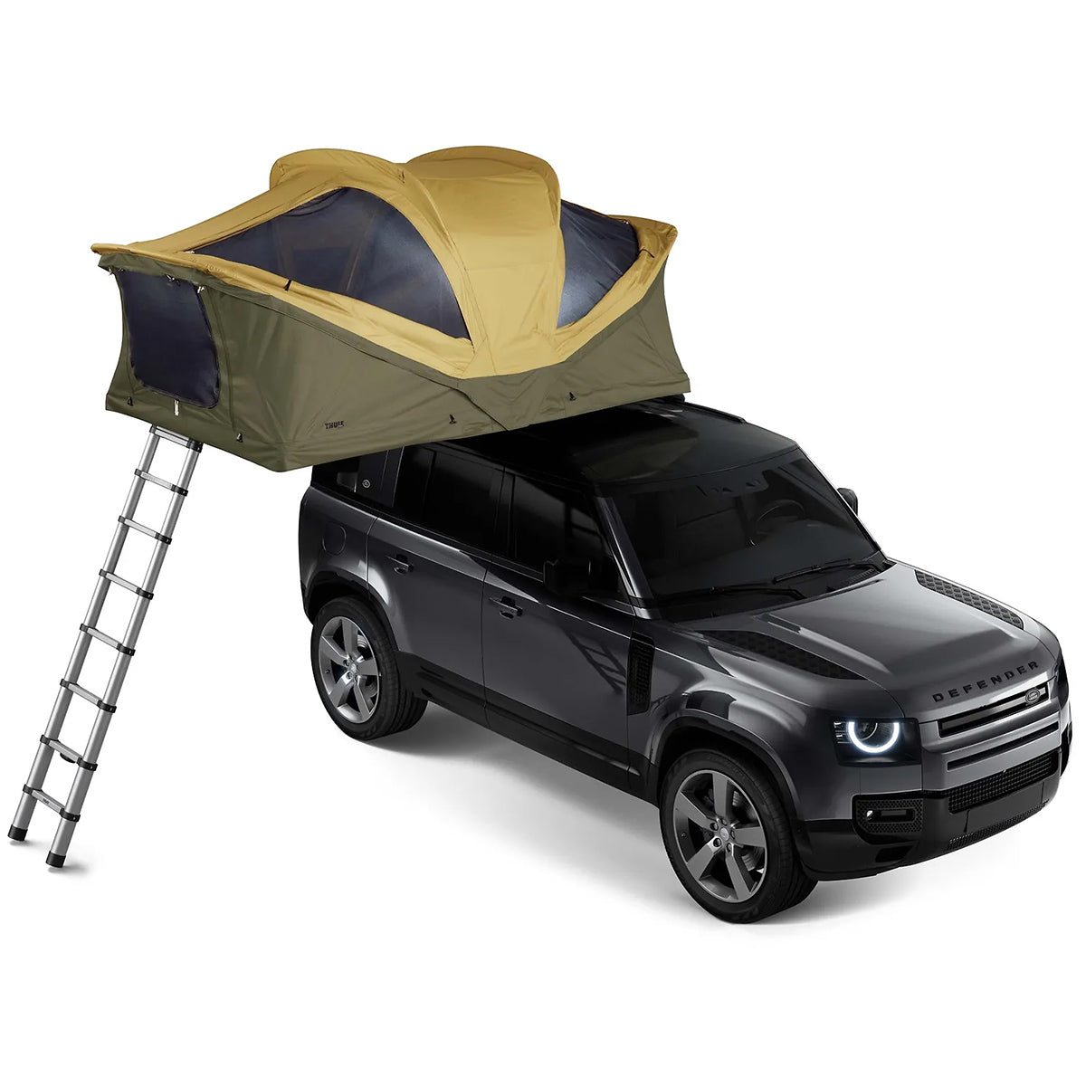 Cort auto cu prindere pe plafon, Thule, Approach M, pentru 2-3 persoane, Fennel Tan