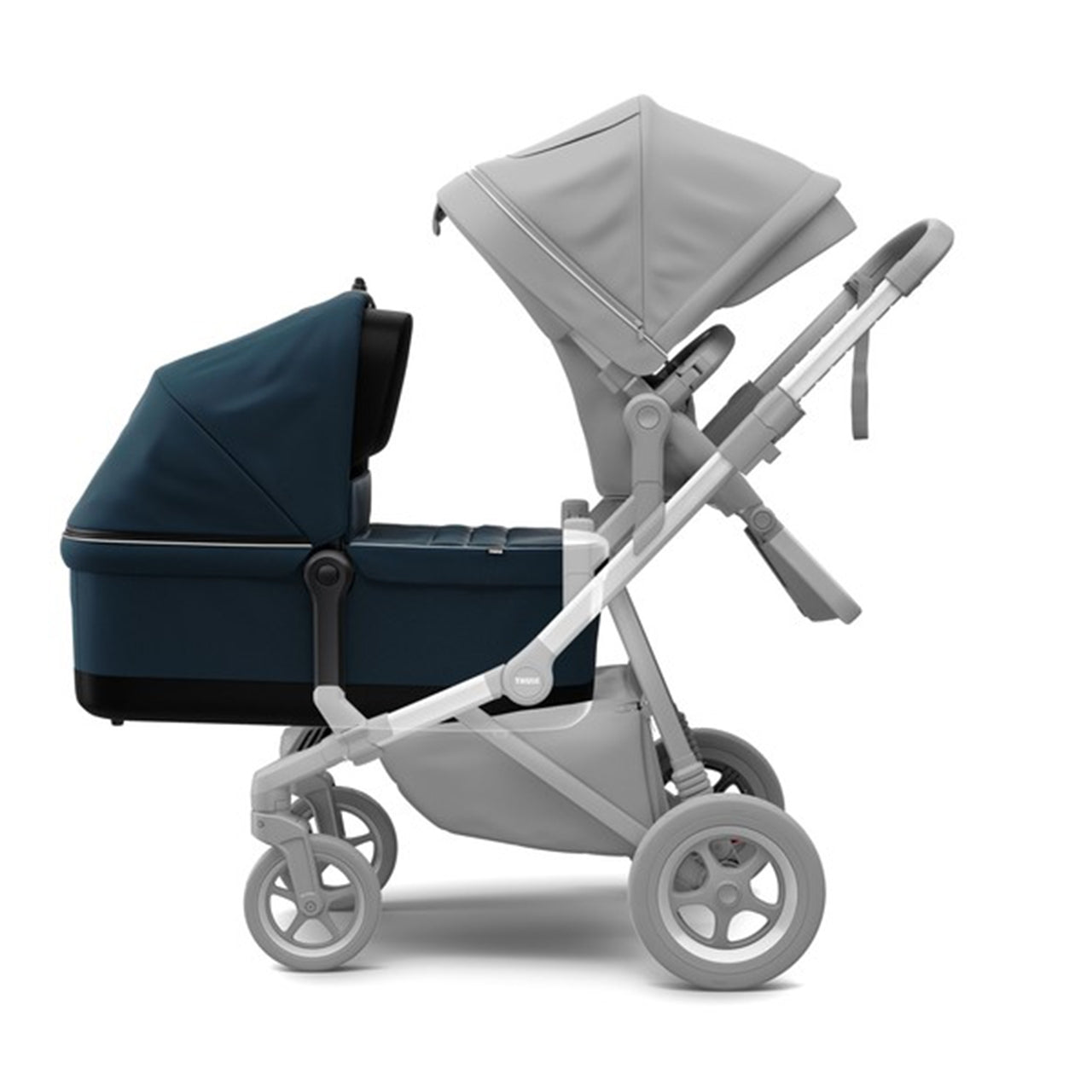 Landou, Thule, Sleek Bassinet, pentru caruciorul Thule Sleek Navy Blue