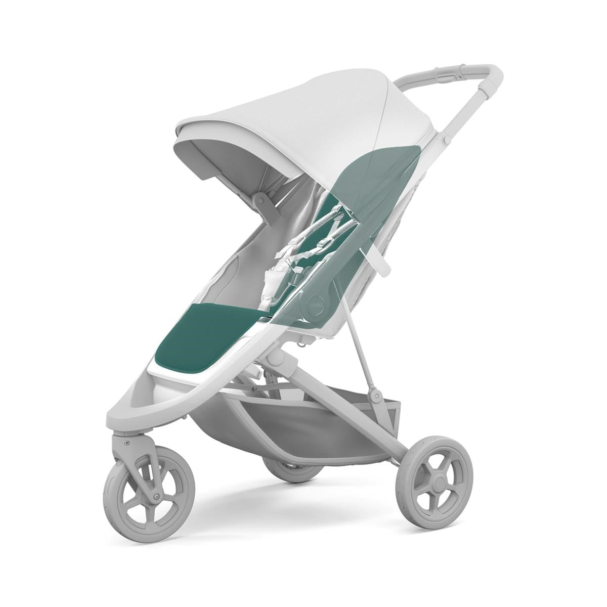 Husa Thule Stroller Seat Liner Mallard Green pentru scaun carucior copii