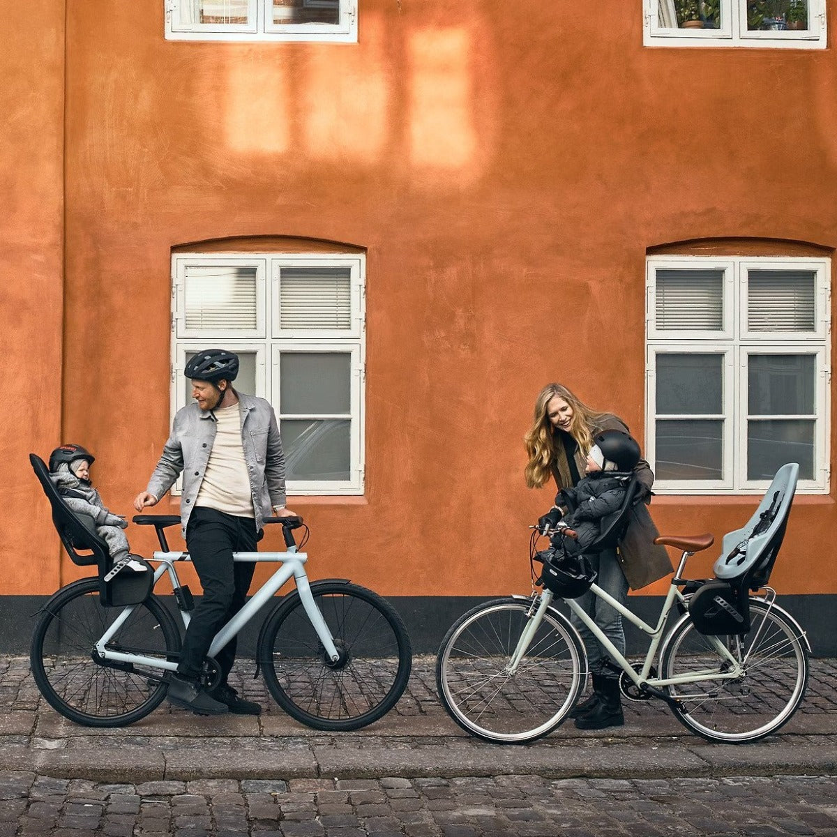 Scaun pentru copii, cu montare pe bicicleta in fata - Thule Yepp 2 Mini Front mounted, Midnight Black