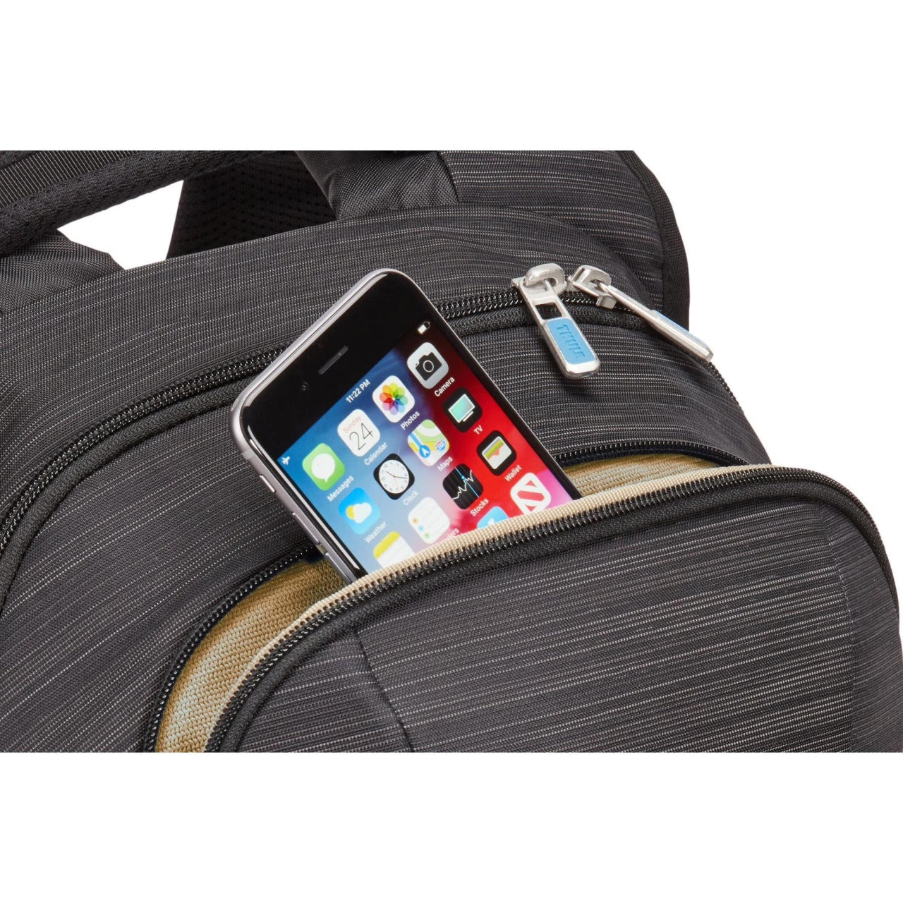 Rucsac urban cu compartiment laptop, Thule, Construct, 24L, Negru