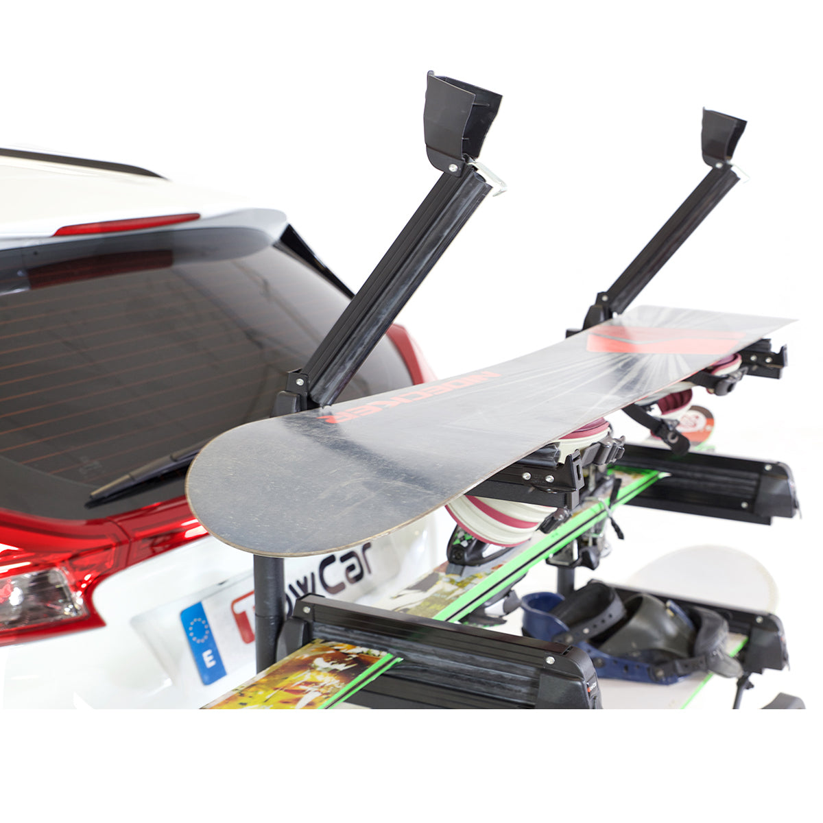 Suport schi/snowboard TowCar Aneto 4 cu prindere pe carligul de remorcare