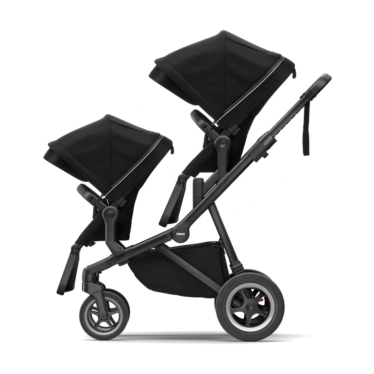 Carucior Thule SLEEK Cadru Negru si Copertina Neagra