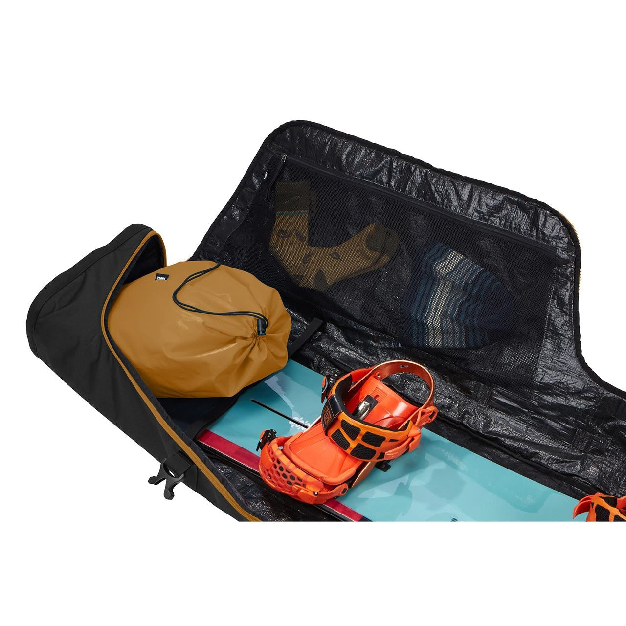 Geanta snowboard, Thule, RoundTrip Snowboard Roller, 165 cm, Negru