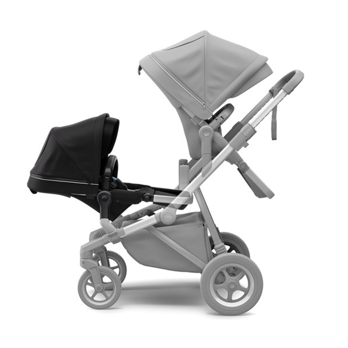 Accesoriu Thule Sleek Sibling Seat - Scaun suplimentar pentru Thule Sleek Midnight Black