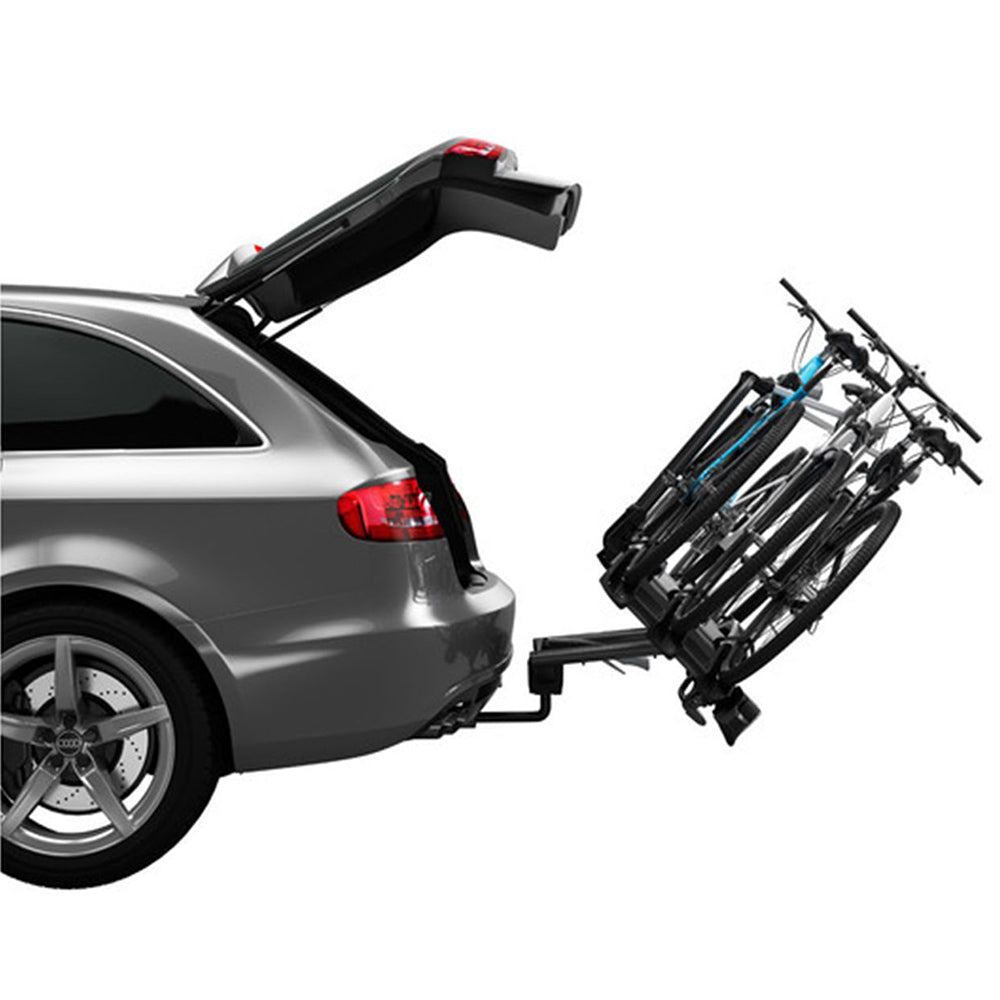 Suport biciclete Thule VeloCompact 926 cu prindere pe carligul de remorcare, pentru 3 biciclete