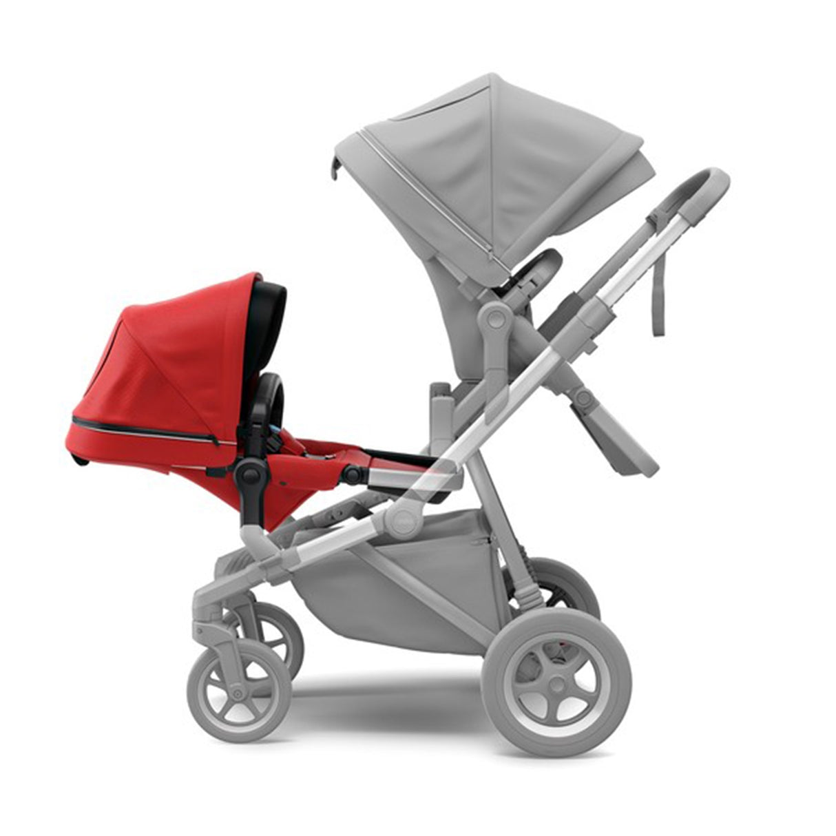 Accesoriu Thule Sleek Sibling Seat - Scaun suplimentar pentru Thule Sleek Energy Red