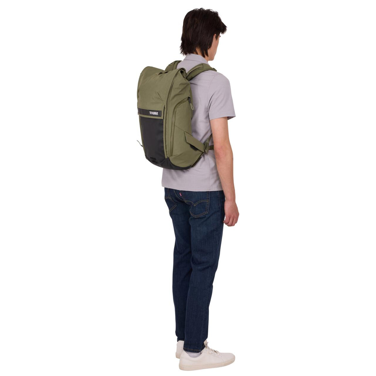 Rucsac urban cu compartiment laptop, Thule, Paramount Commuter, 20L, Soft Green