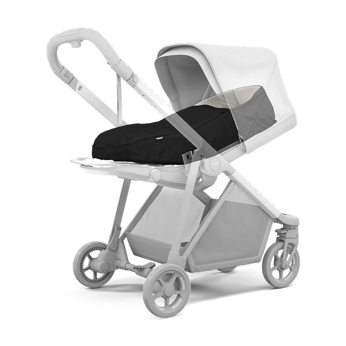 Cosulet pentru nou-nascuti de dormit, Thule, Newborn Nest, Negru