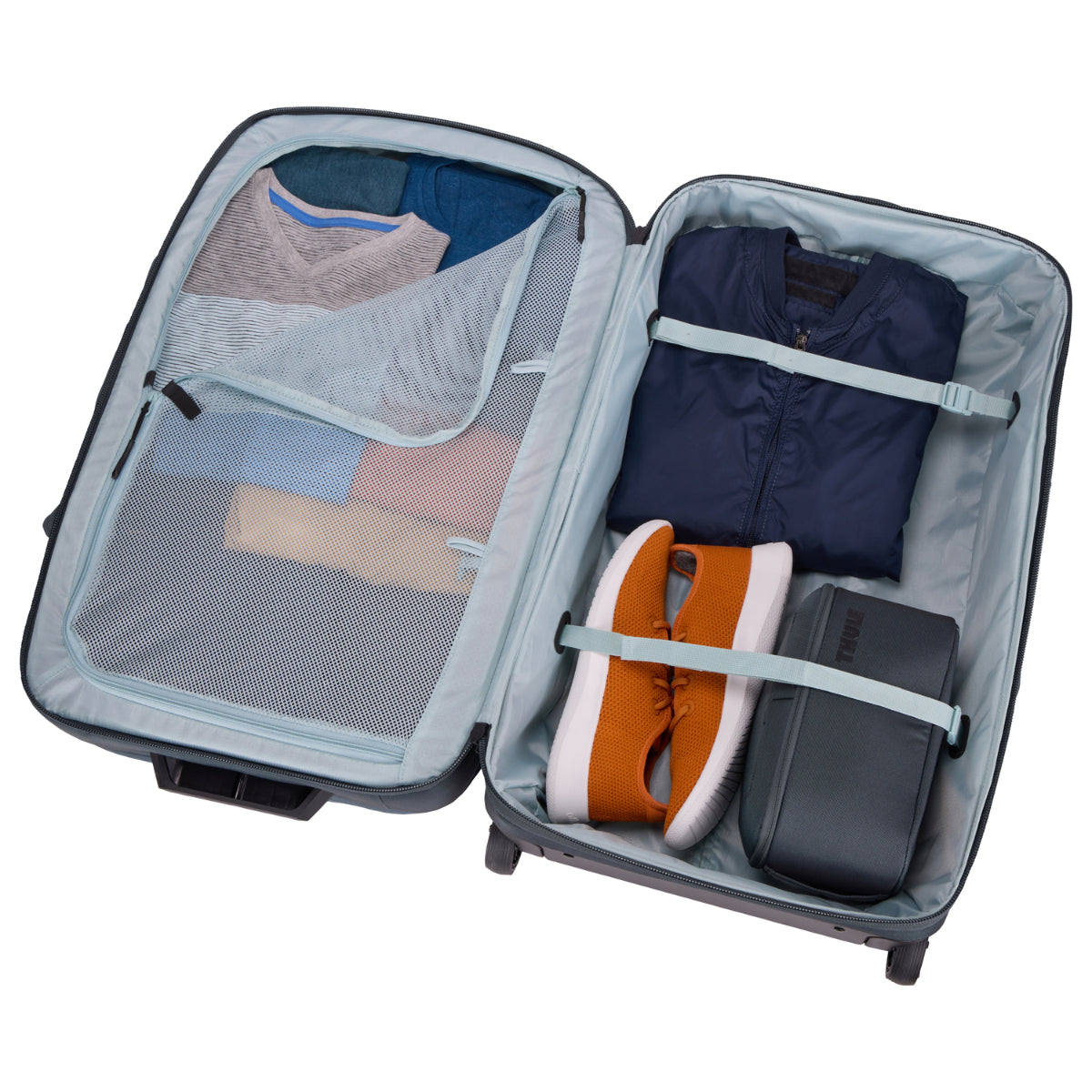 Geanta voiaj, Thule, Subterra Wheeled Duffel, 70 cm, 90L, Gri inchis