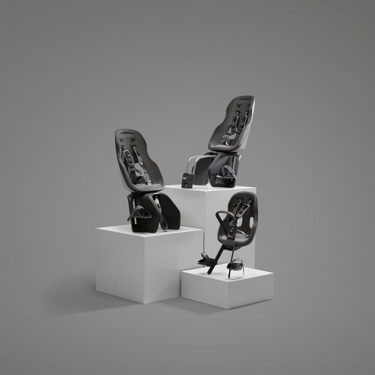 Scaun pentru copii, cu montare pe bicicleta in spate - Thule Yepp Nexxt 2 Maxi Frame mounted, Monument Gray