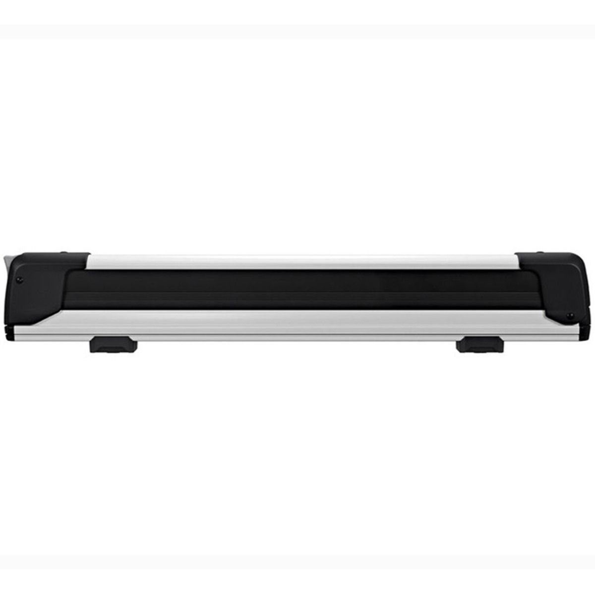 Suport 5 perechi schiuri Thule SnowPack Extender 7325 Argintiu cu prindere pe bare transversale aluminiu cu profil T