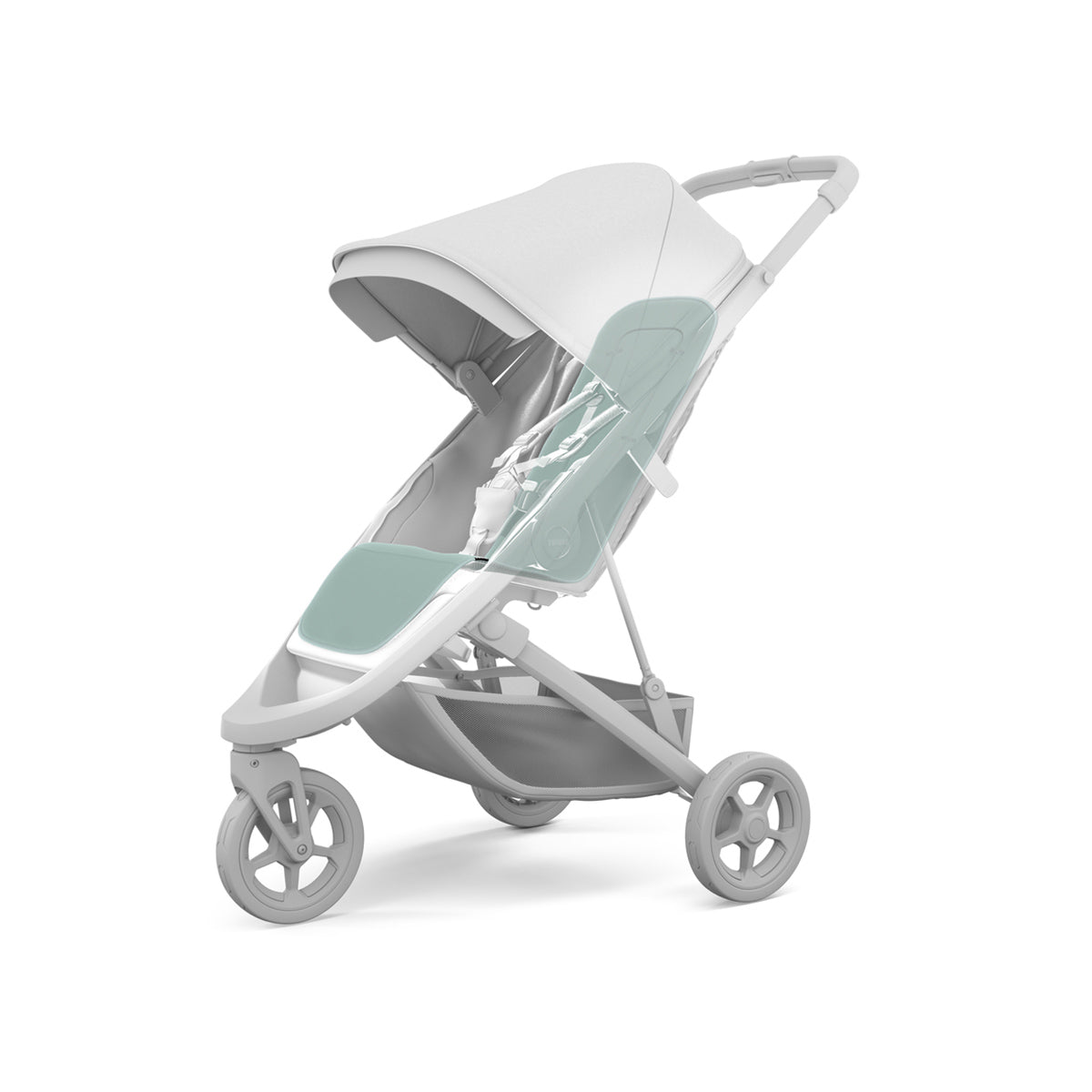 Husa Thule Summer Alaska Blue pentru scaun carucior copii