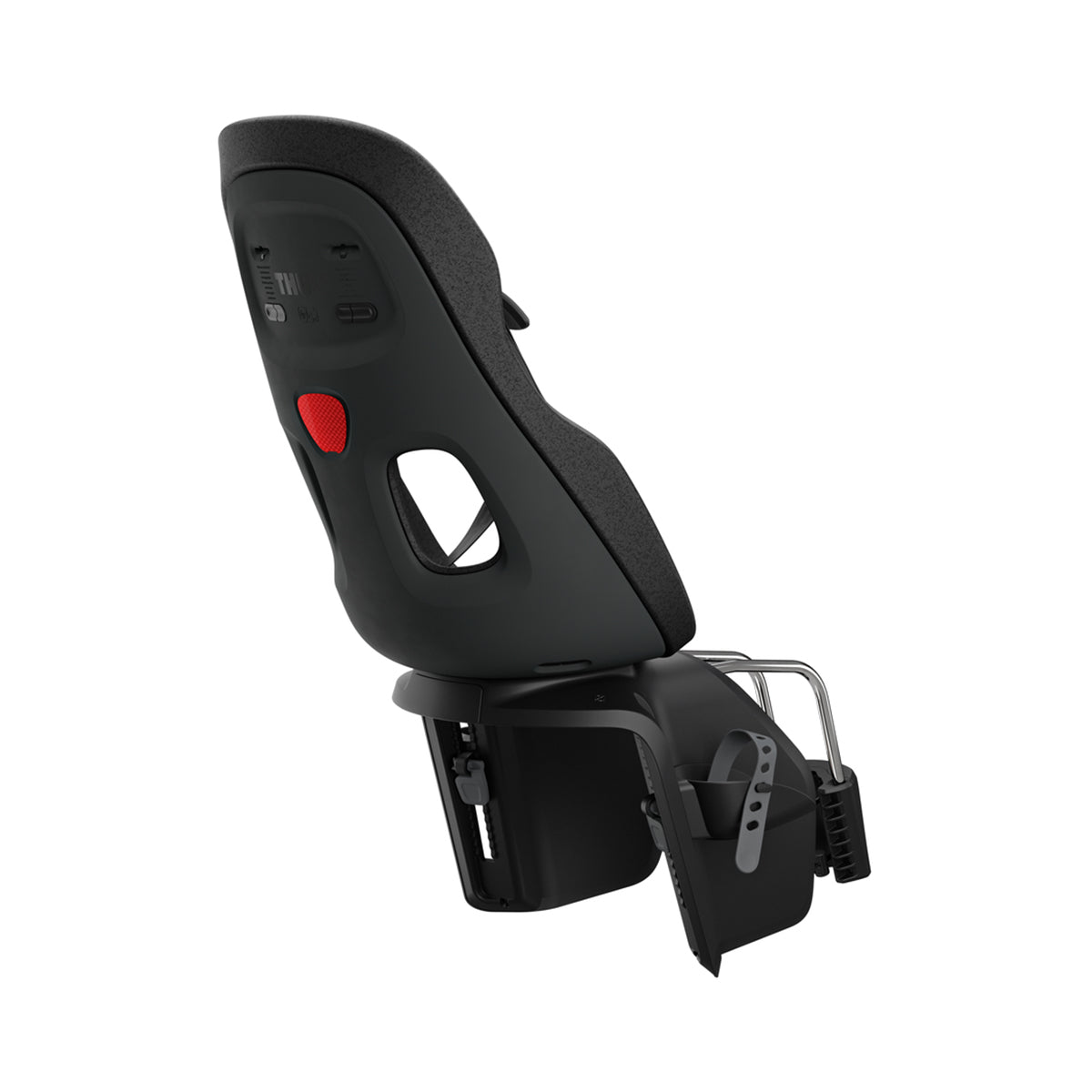 Scaun pentru copii, cu montare pe bicicleta in spate - Thule Yepp Nexxt 2 Maxi Frame mounted, Midnight Black