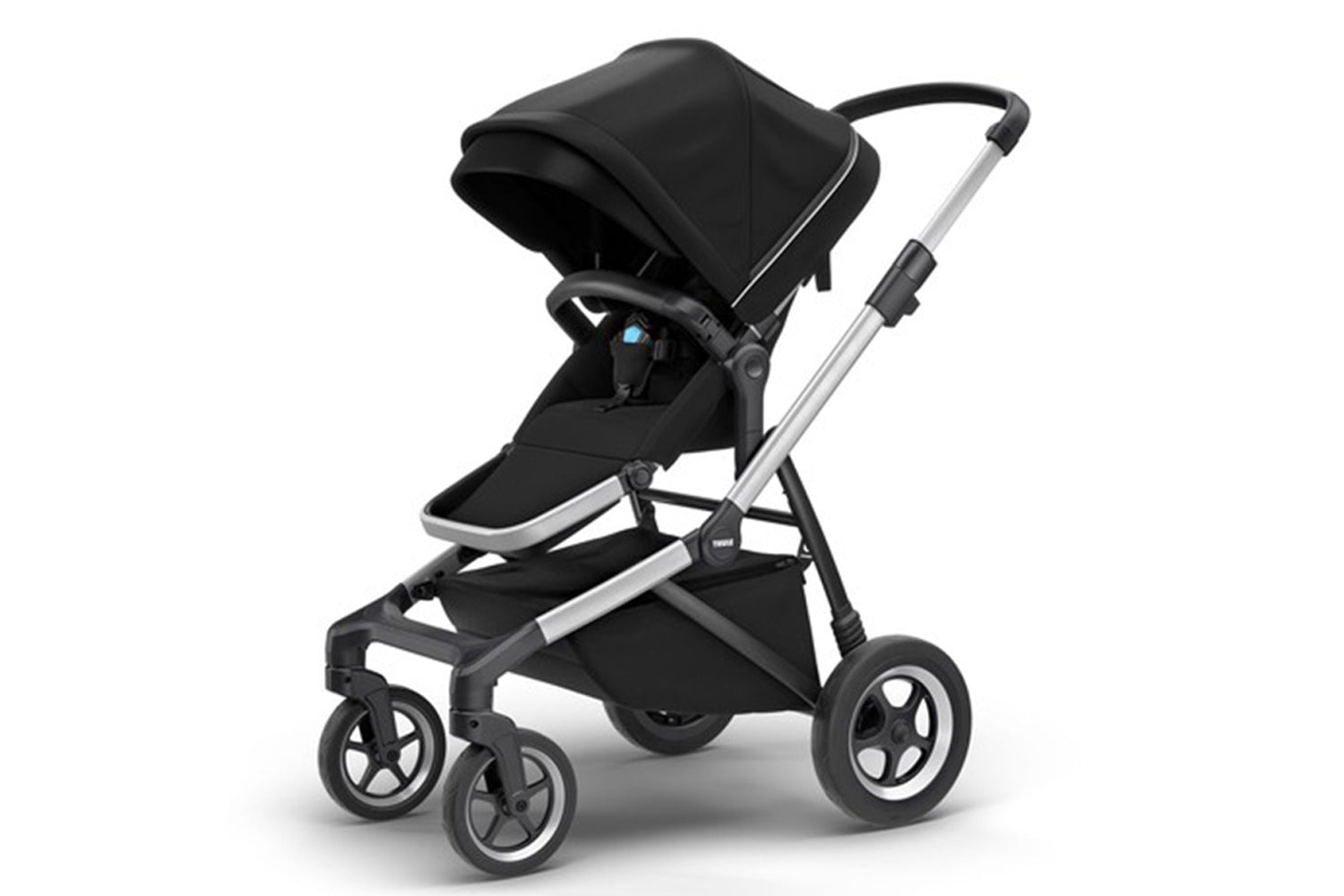 Carucior Thule SLEEK Cadru Gri si Copertina Grey Melange