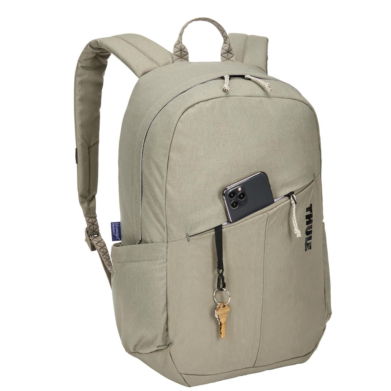 Rucsac urban cu compartiment laptop, Thule, Notus, 20L, Vetiver Gray