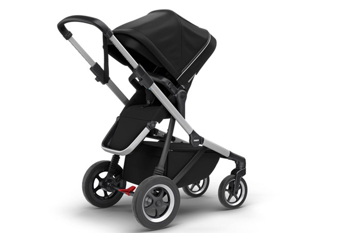 Carucior Thule SLEEK Cadru Gri si Copertina Grey Melange