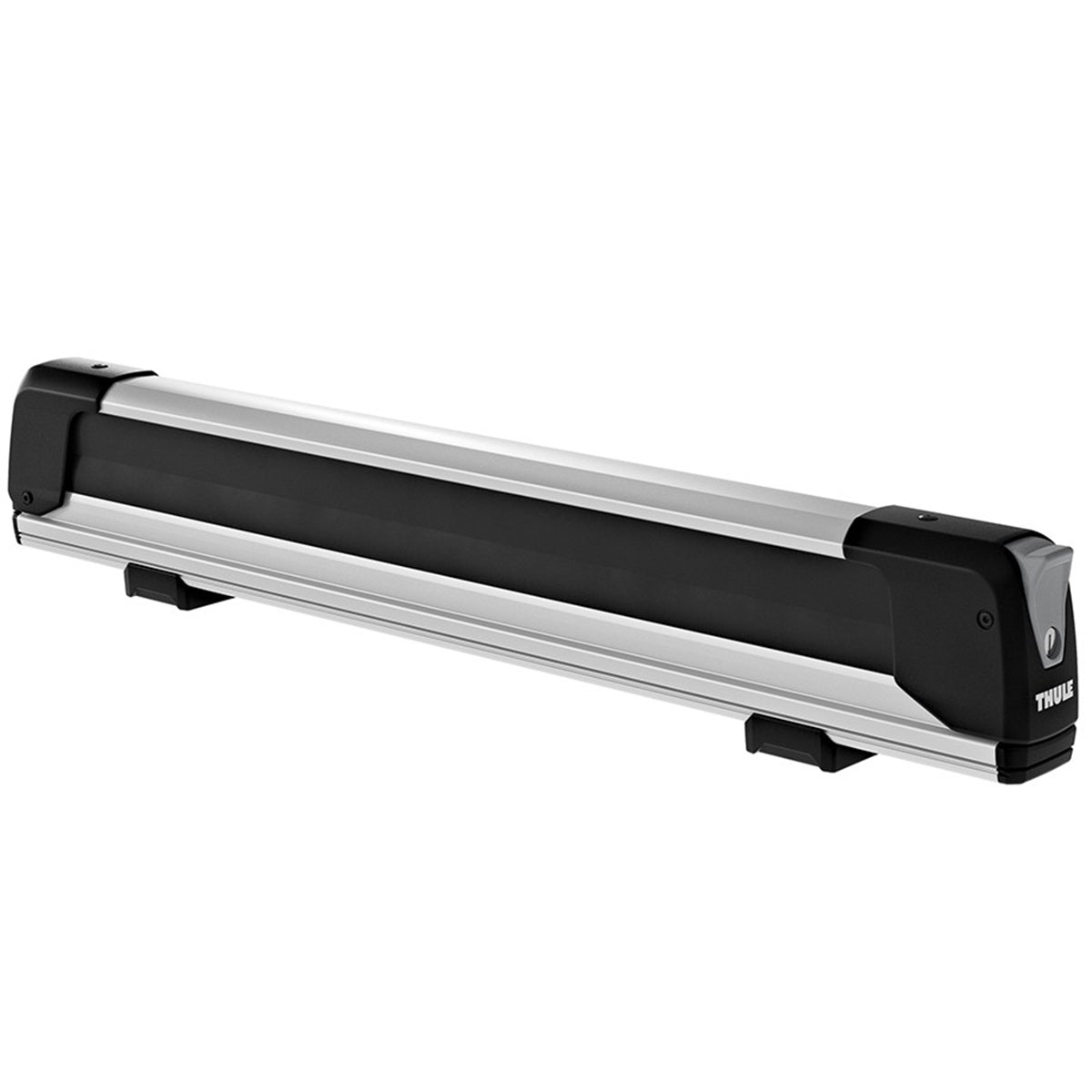 Suport 6 perechi schiuri Thule SnowPack 7326 cu prindere pe bare transversale aluminiu cu profil T