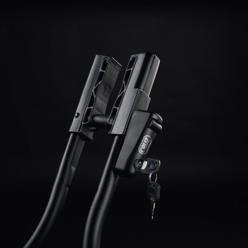 Suport biciclete Cruz Race Dark cu prindere pe bare transversale - Negru