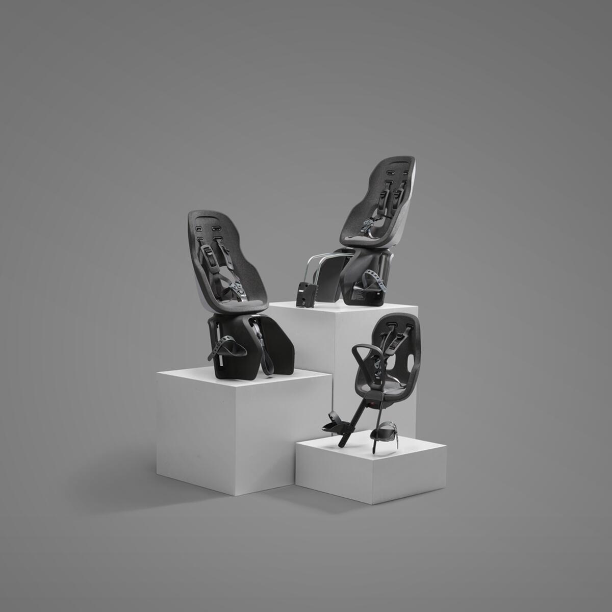 Scaun pentru copii, cu montare pe bicicleta in spate - Thule Yepp Nexxt 2 Maxi Frame mounted, Monument Gray