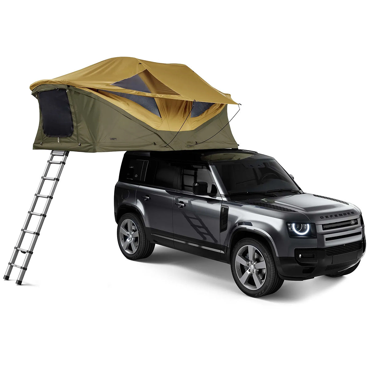 Cort auto cu prindere pe plafon, Thule, Approach M, pentru 2-3 persoane, Fennel Tan