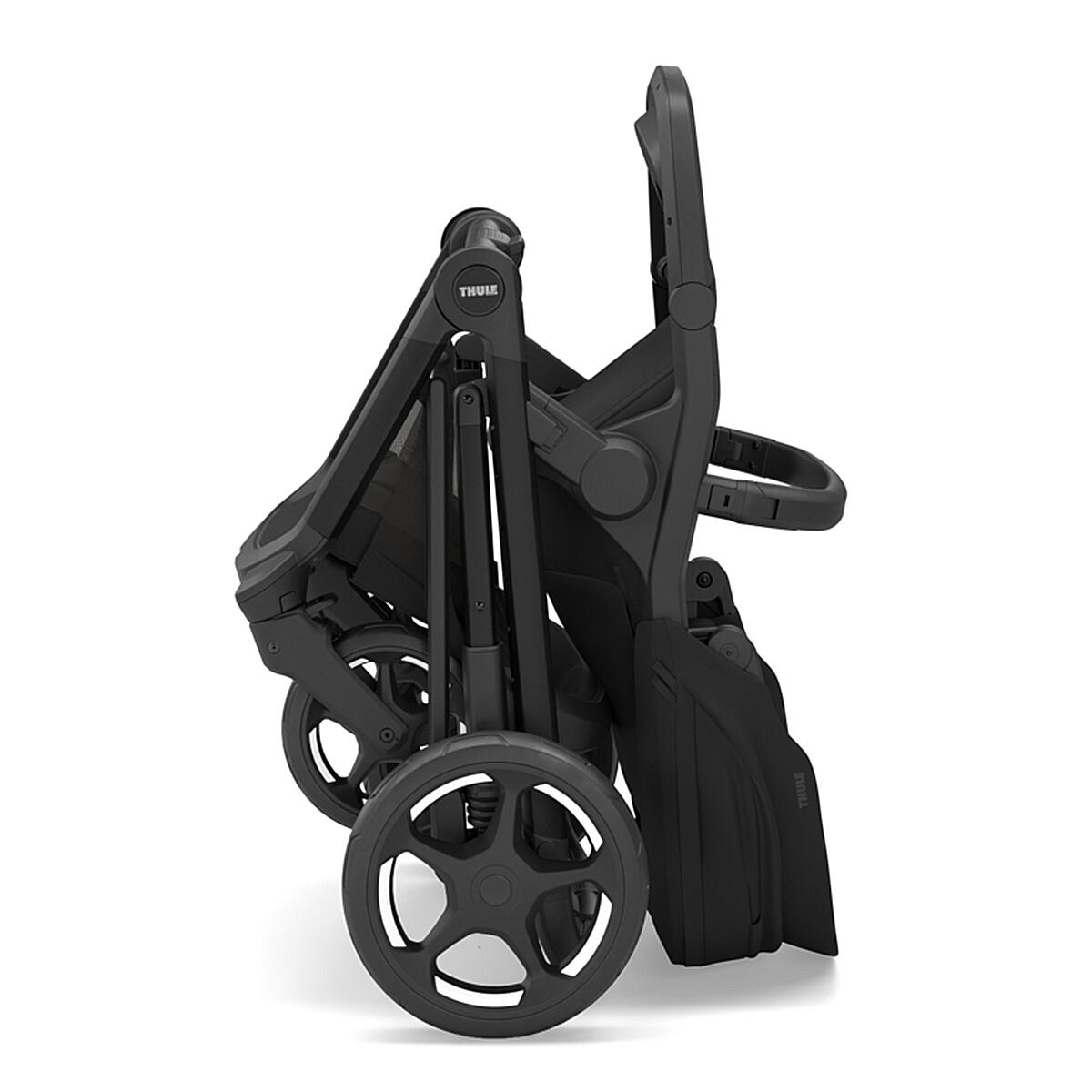 Set Carucior Thule Charm 2 in 1 Sport + landou, Darkest Blue