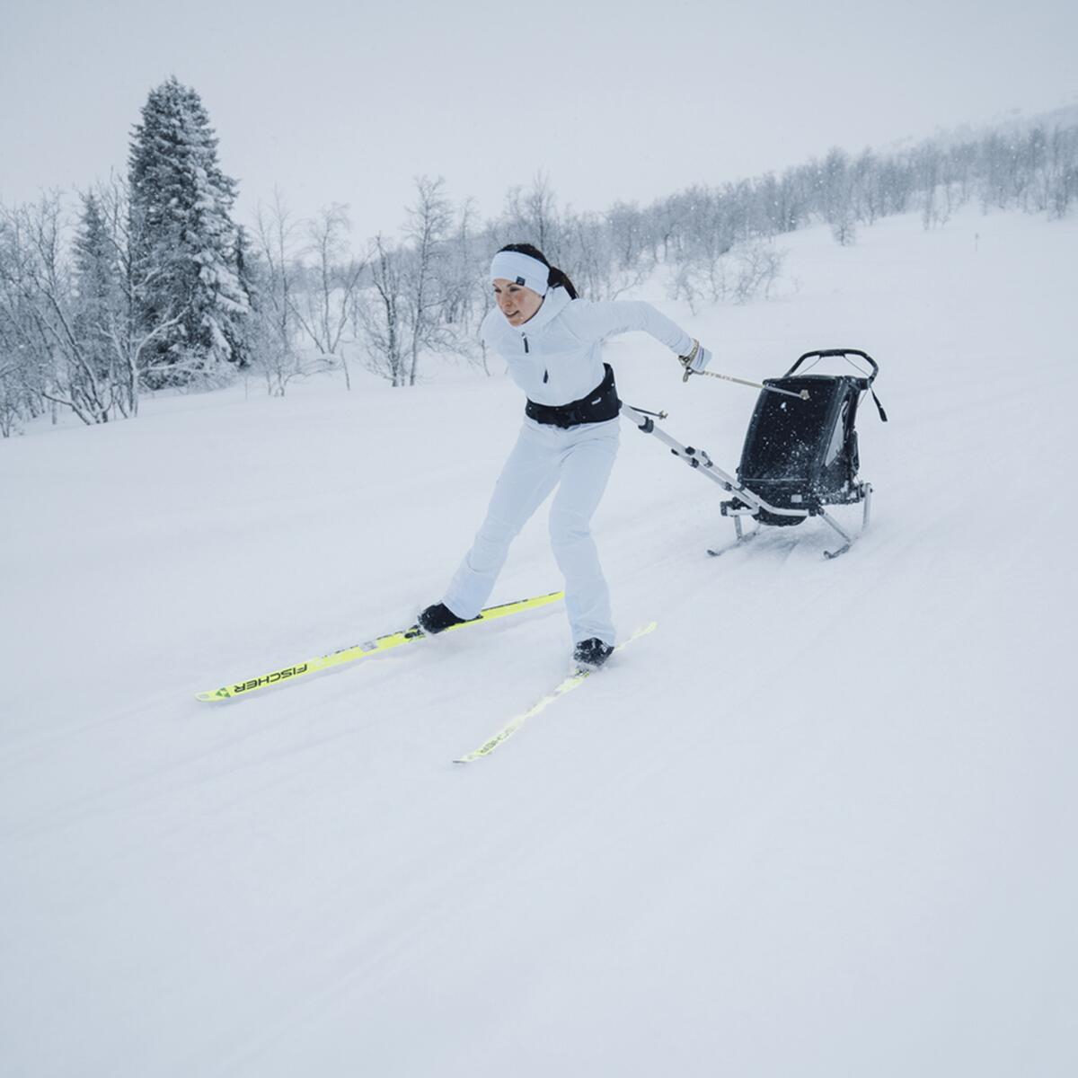 Kit de conversie pentru schi Thule Chariot 2 Cross-Country Skiing Kit