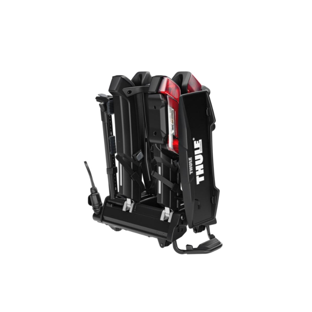 Suport pentru 2 biciclete cu senzori de parcare, Thule Epos ParkSecure 9802100 cu prindere pe carligul de remorcare (13 pini)