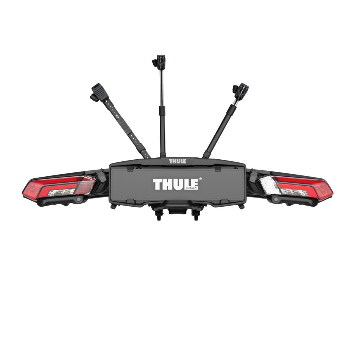 Suport pentru 3 biciclete cu senzori de parcare, Thule Epos ParkSecure 9803100 cu prindere pe carligul de remorcare (13 pini)