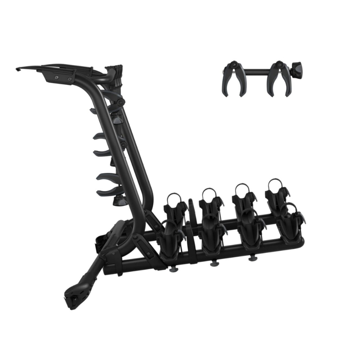 Adaptor pentru a 4-a bicicleta pentru suportul de biciclete Thule WanderWay cu prindere pe haion, Negru