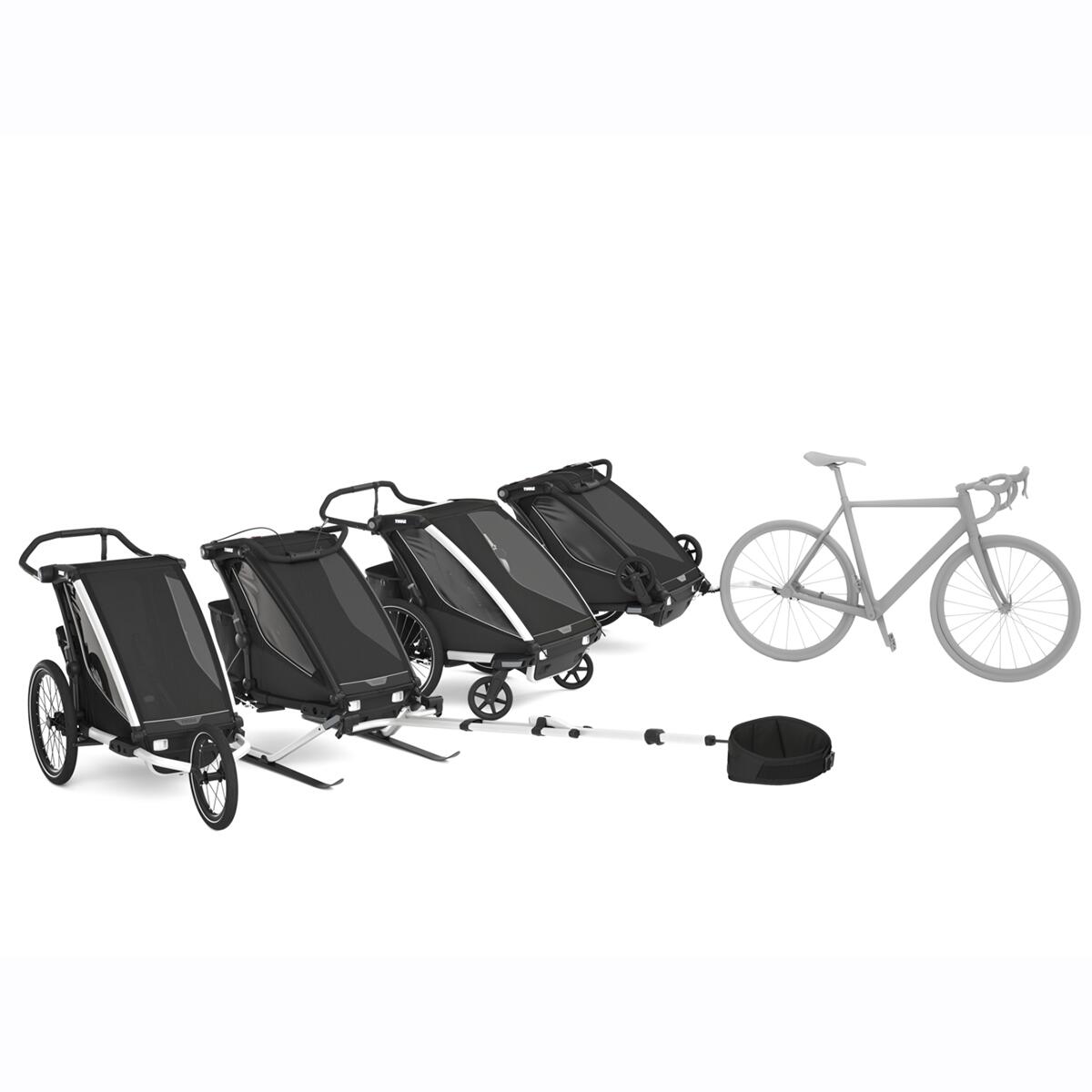 Kit de conversie pentru schi Thule Chariot 2 Cross-Country Skiing Kit