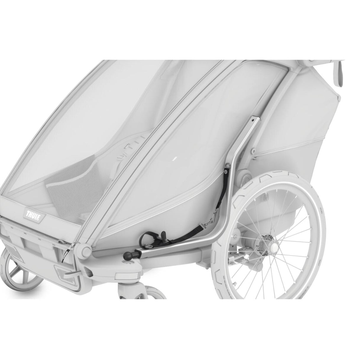 Carucior multisport double Thule Chariot Cab, Dark Gray