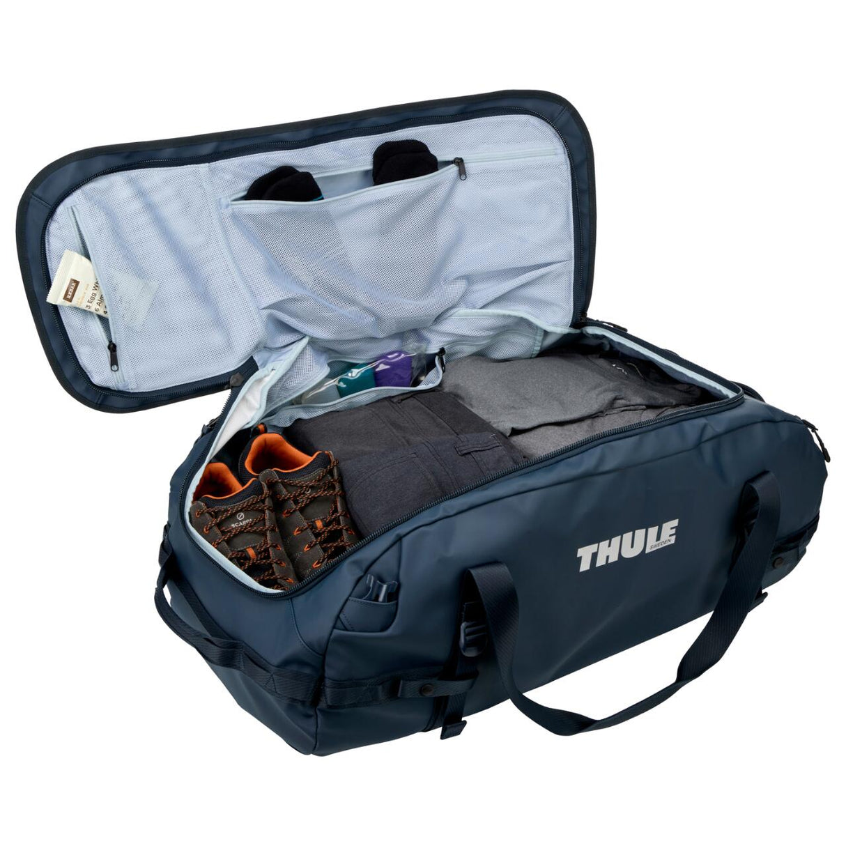 Geanta voiaj duffel, Thule, Chasm, 90L, Dark Blue