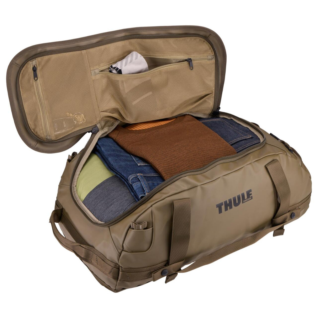 Geanta voiaj duffel, Thule, Chasm, 40L, Deep Kaki