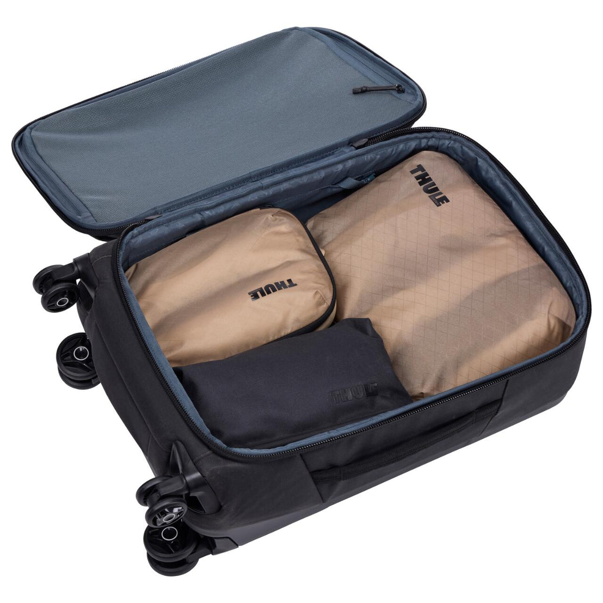 Set saculeti de depozitare Thule Compression Packing Cube mic + mediu, Soft beige