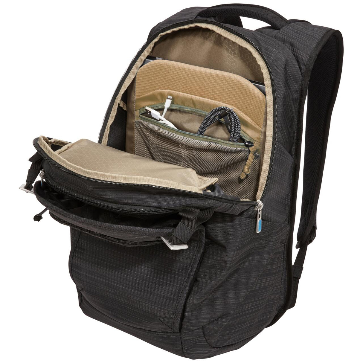 Rucsac urban cu compartiment laptop, Thule, Construct, 24L, Black