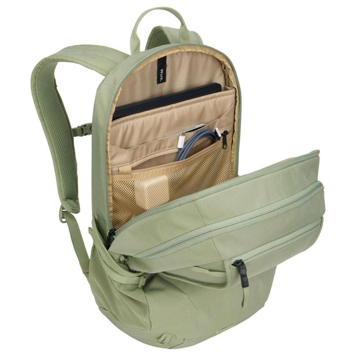 Rucsac urban cu compartiment laptop, Thule, EnRoute, 23L, Quiet Green