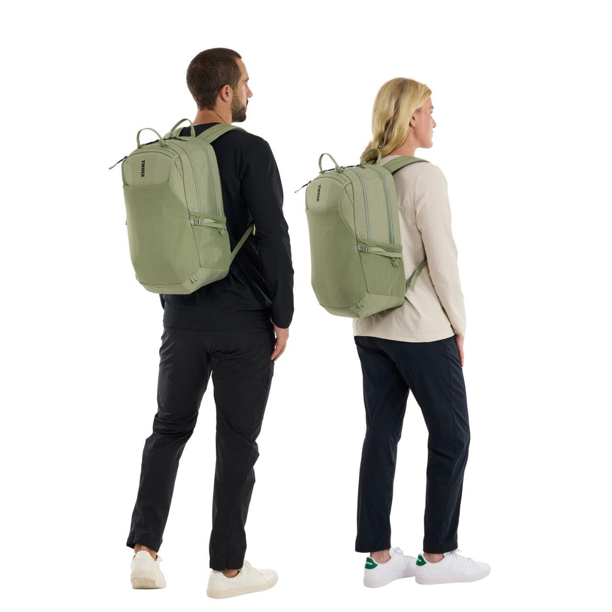 Rucsac urban cu compartiment laptop, Thule, EnRoute, 26L, Quiet Green