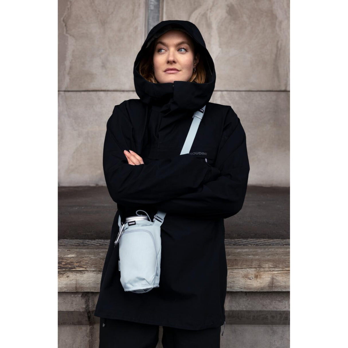 Geanta de umar pentru sticla de apa, Thule, EnRoute, Soft Blue/Darkest Blue