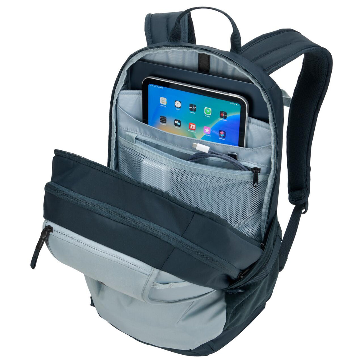 Rucsac urban cu compartiment laptop, Thule, EnRoute, 23L, Soft Blue/Darkest Blue