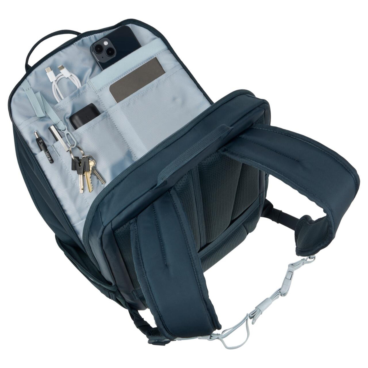 Rucsac urban cu compartiment laptop, Thule, EnRoute, 26L, Soft Blue/Darkest Blue